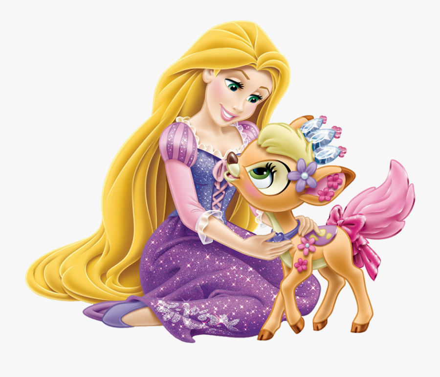 Movie Tangled Rapunzel Long Blonde Cosplay Party Wavy - Rapunzel Palace Pets, Transparent Clipart