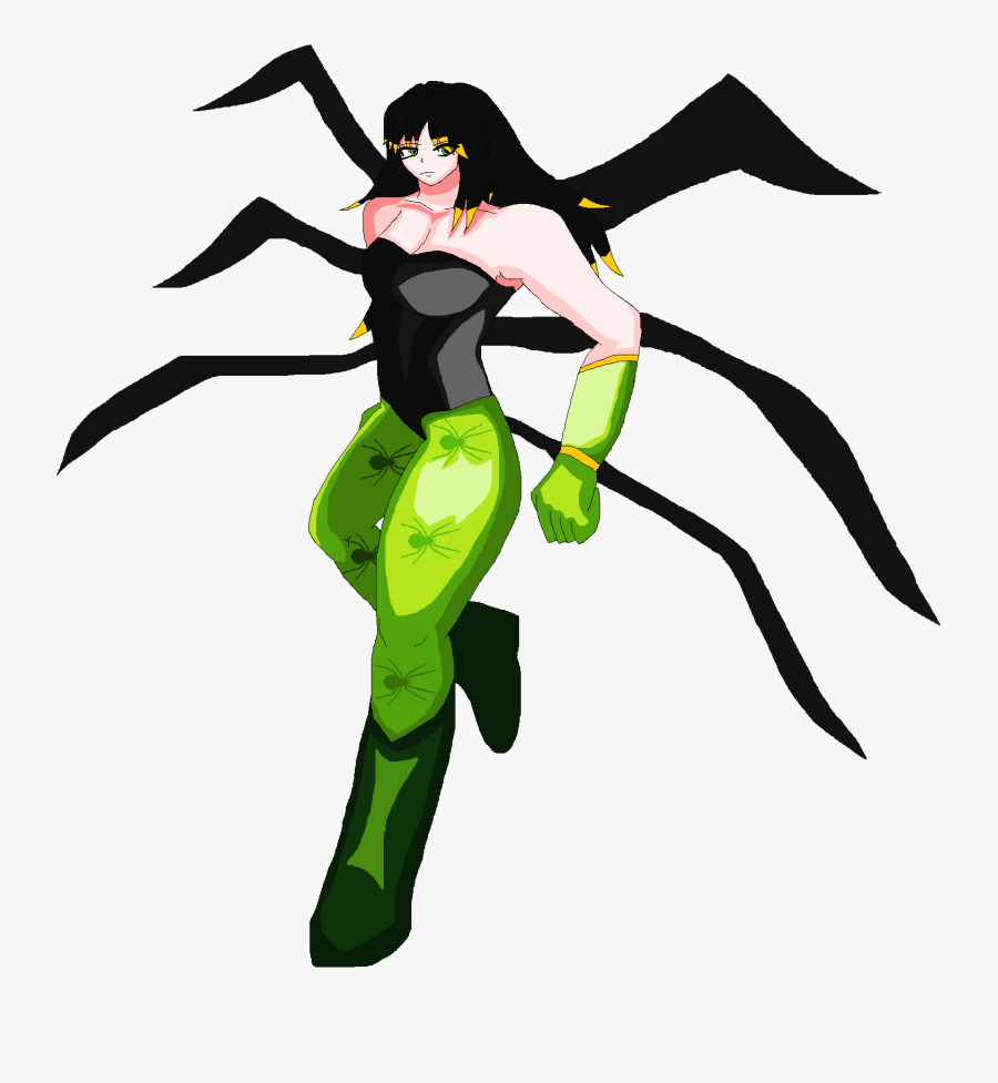 Series, Black Widow - Cartoon, Transparent Clipart
