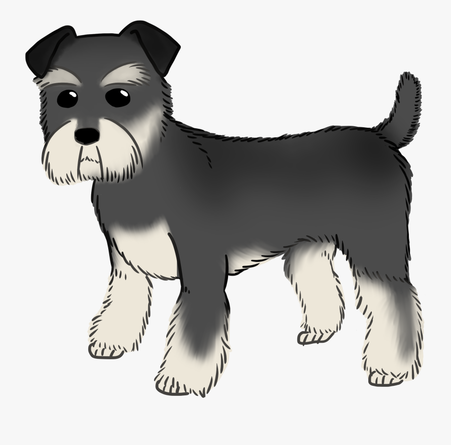 Miniature Schnauzer Puppy Dog Breed Companion Dog - Miniature Schnauzer, Transparent Clipart