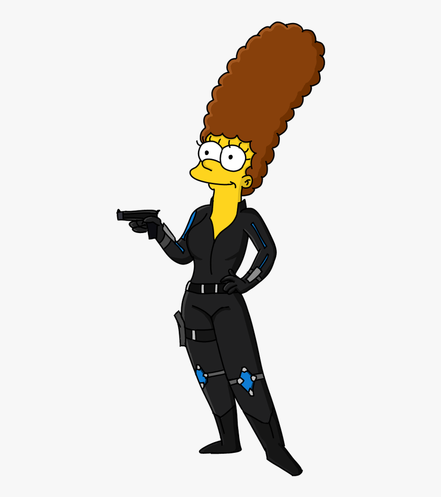 Marge Simpson Png - Marge Simpson Black Background, Transparent Clipart