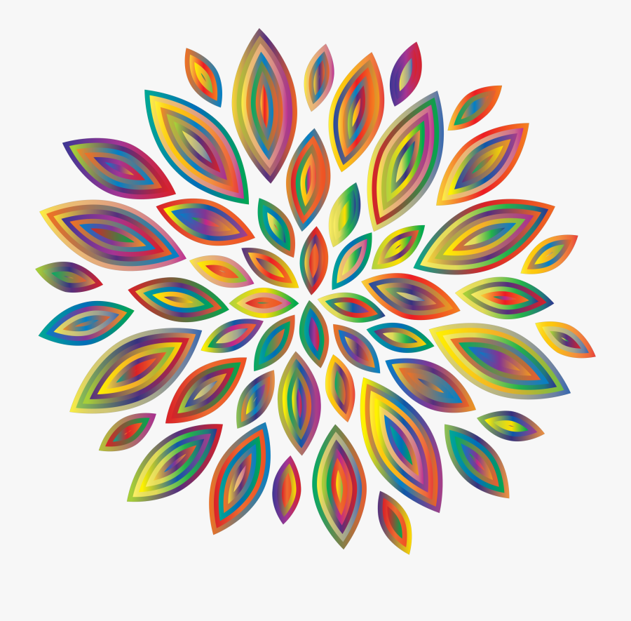 Petal Clipart Small Flower - Flower Silhouette Transparent Background, Transparent Clipart