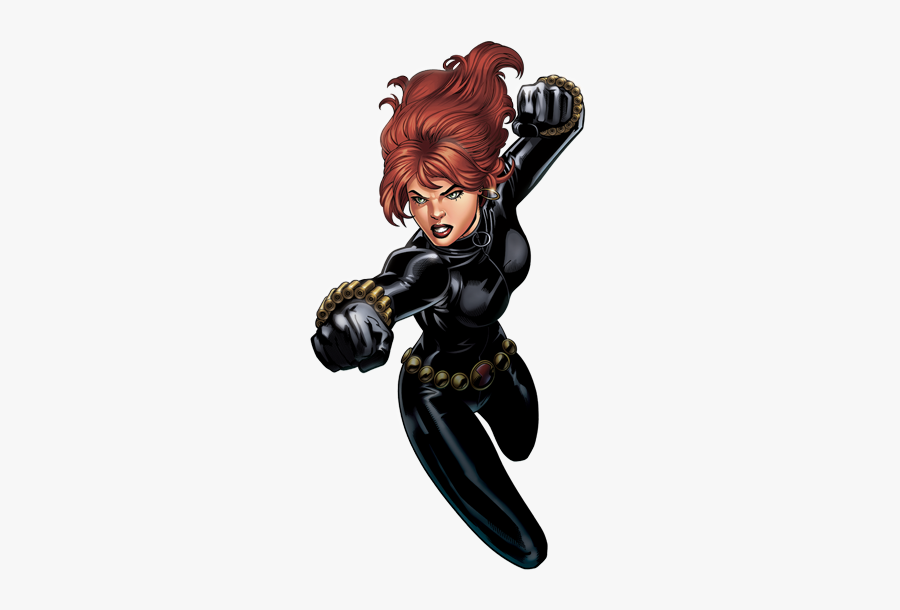 Hawkeye Clipart Black Widow - Black Widow Transparent Background, Transparent Clipart