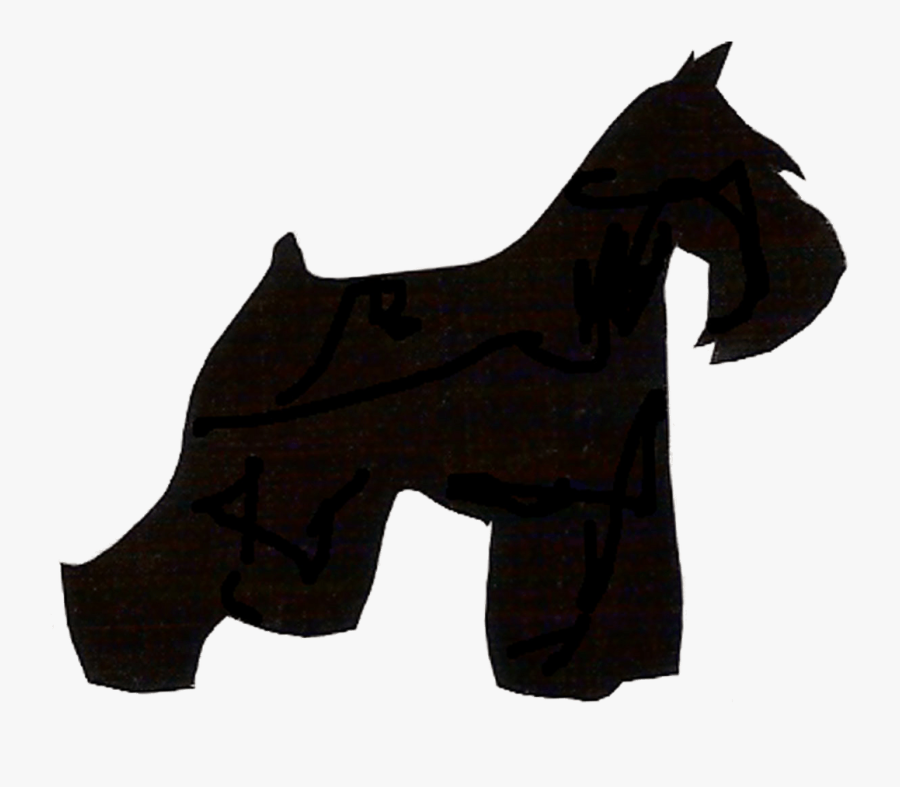 Miniature Schnauzer Miniature Pinscher German Pinscher - Mini Schnauzer Silhouette Png, Transparent Clipart