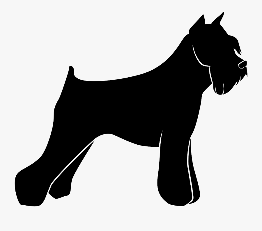 Paws Clipart Sheltie - Silueta De Un Perro Schnauzer, Transparent Clipart