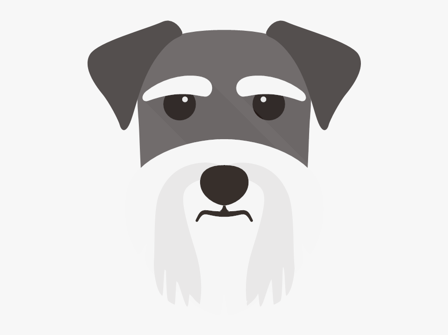 Dog Miniature Schnauzer Icon, Transparent Clipart