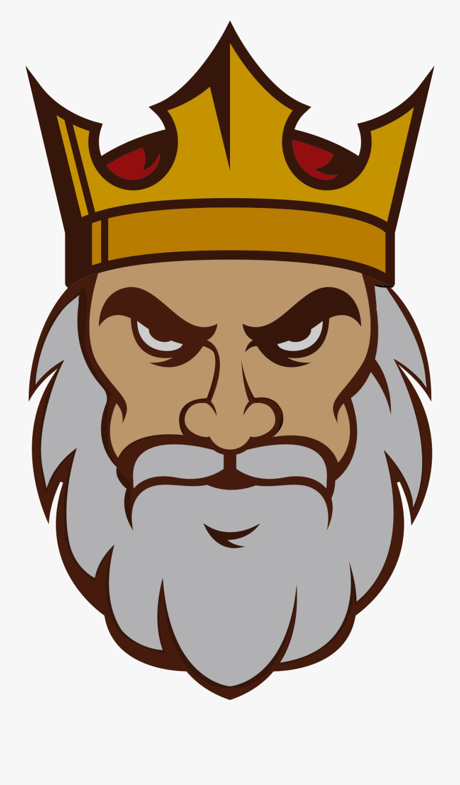 Transparent Dictatorship Clipart - King Face Logo Png, Transparent Clipart