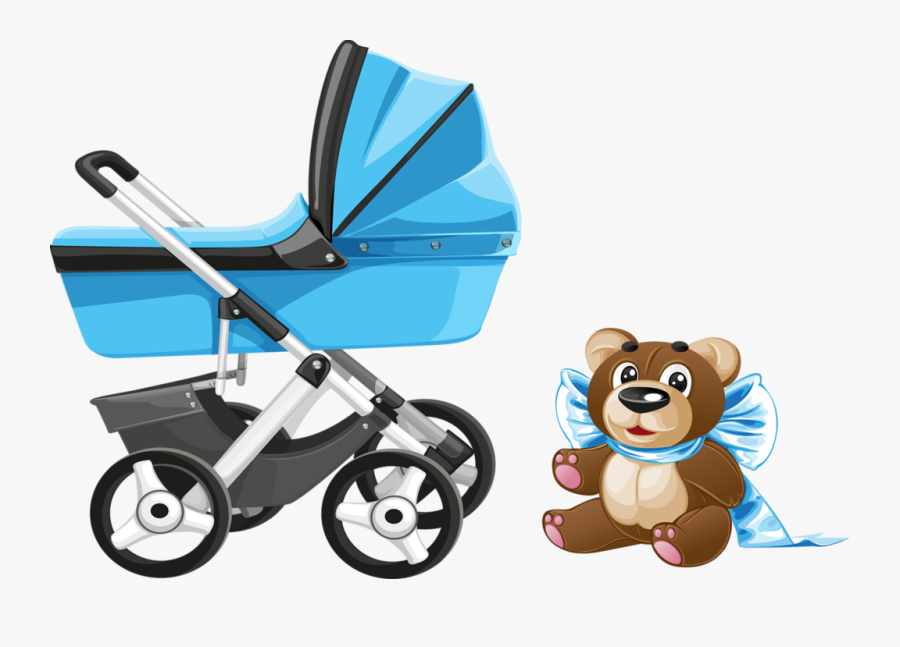 Woman Pushing Stroller Clipart, Transparent Clipart