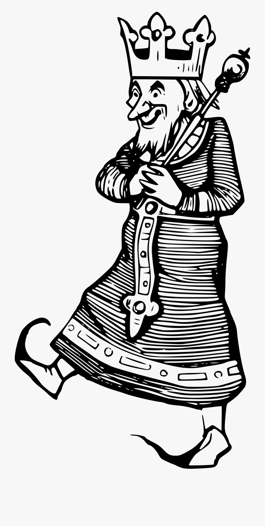 Computer Clipart King - King Clipart Black And White, Transparent Clipart