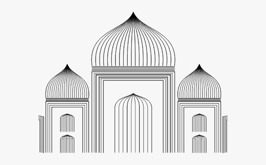 Classy Clipart King Taj Logo - Mosque, Transparent Clipart