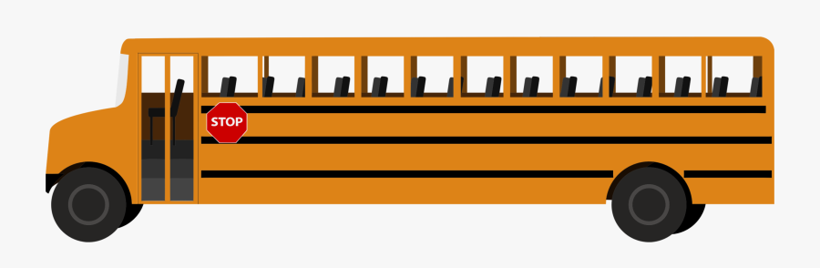 School Bus Public Transport Chauffeur - Bus Americain Dessin Scolaore, Transparent Clipart