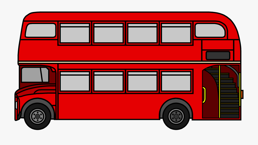 London Double Decker Bus Png Clipart - Double Decker Bus Clipart, Transparent Clipart
