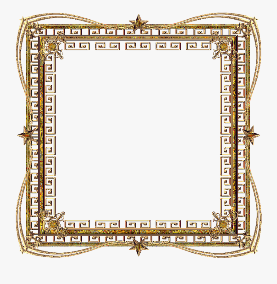 Yellow Png Gold Picture - Square Frame Pngs, Transparent Clipart