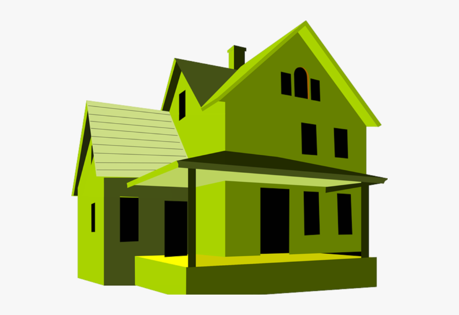 домик с зеленой крышей для детей. векторный дом. дом зелёный лист. зеленый домик. домик на зеленом фоне.