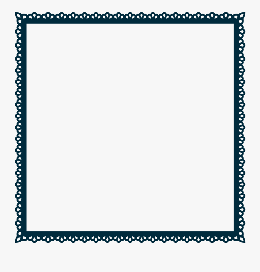 Svg Freeuse Onlinelabels Clip Art Scallop Frame Extrapolated - Parallel, Transparent Clipart