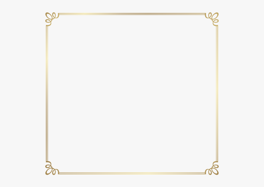 Border Png Decorative Frame Border Png Clipart Image - Thin Red Transparent Border, Transparent Clipart