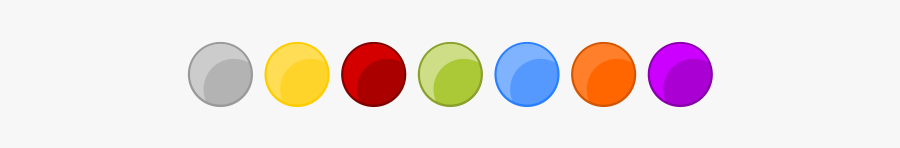 Colorful Circle Icon Backgrounds - Small Circle Icon Png, Transparent Clipart