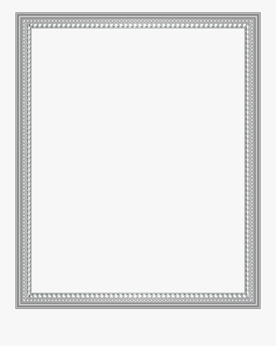 Clip Art Silver Frame Clipart, Transparent Clipart