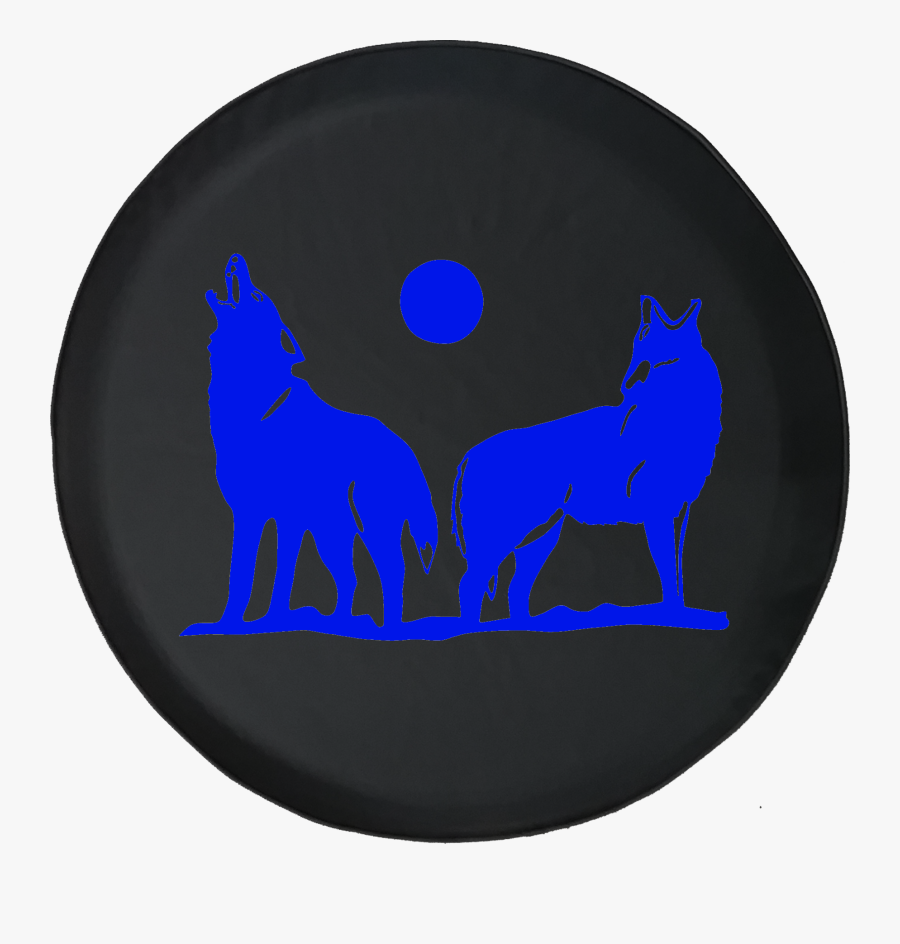 Wolves Howling In The Moonlightoffroad Jeep Rv Camper - Circle, Transparent Clipart