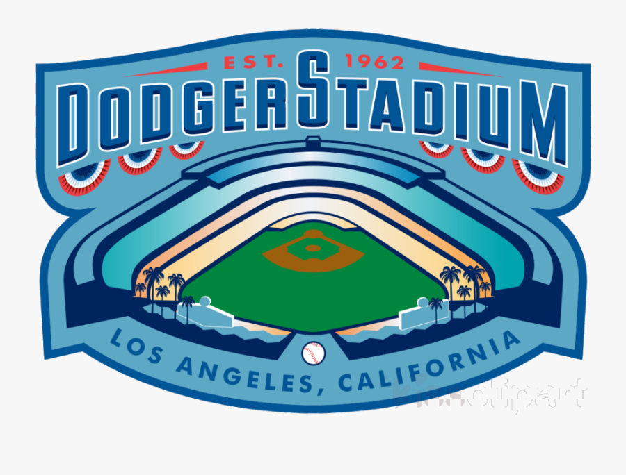 Dodgers Stadium Clipart Dodger Los Angeles Logo Transparent - Dodger Stadium Logo Png, Transparent Clipart