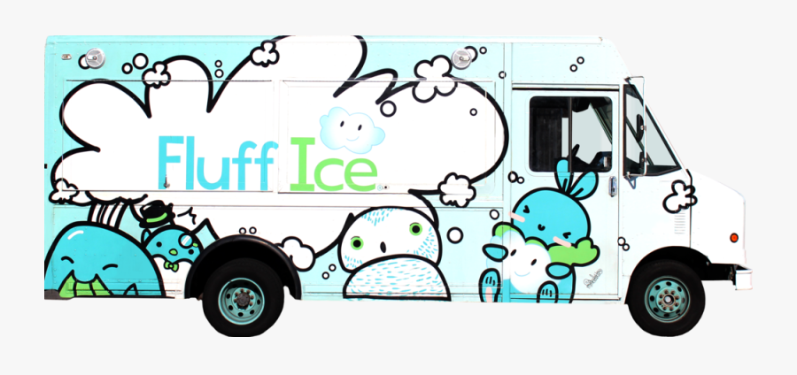 Transparent Now Clipart - Fluff Ice Truck, Transparent Clipart