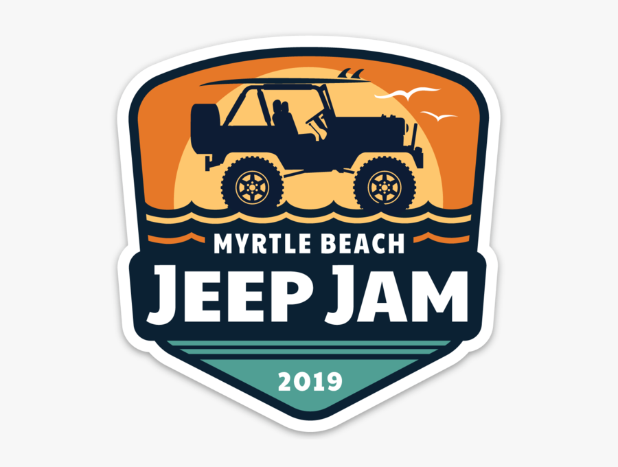 Myrtle Beach Jeep Jam Logo, Transparent Clipart