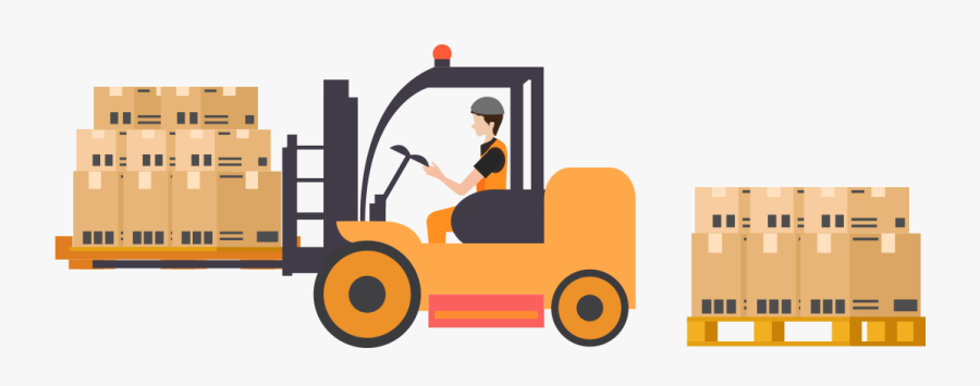 Distribution Center Cartoon, Transparent Clipart