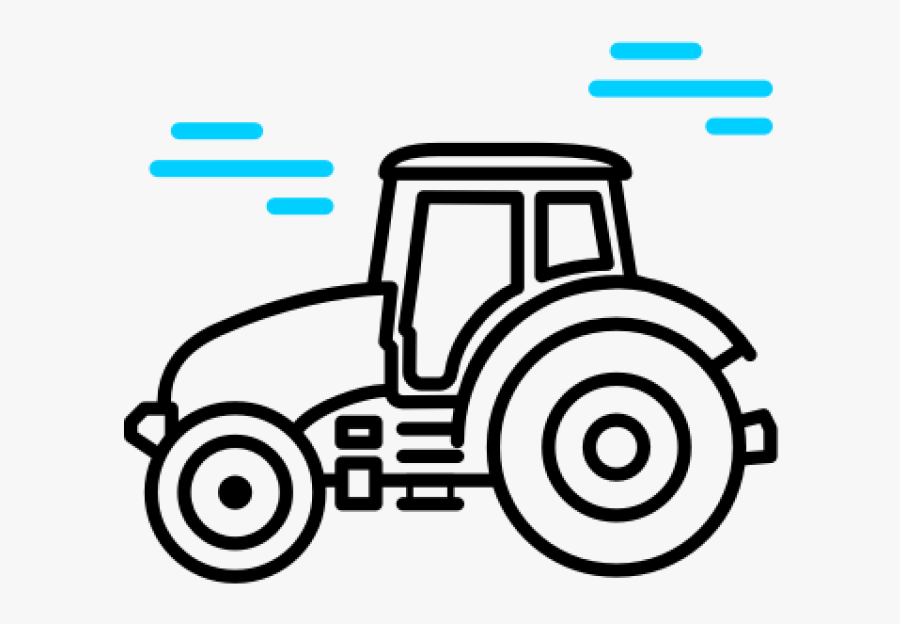 An Illustration Of A Tractor, Transparent Clipart