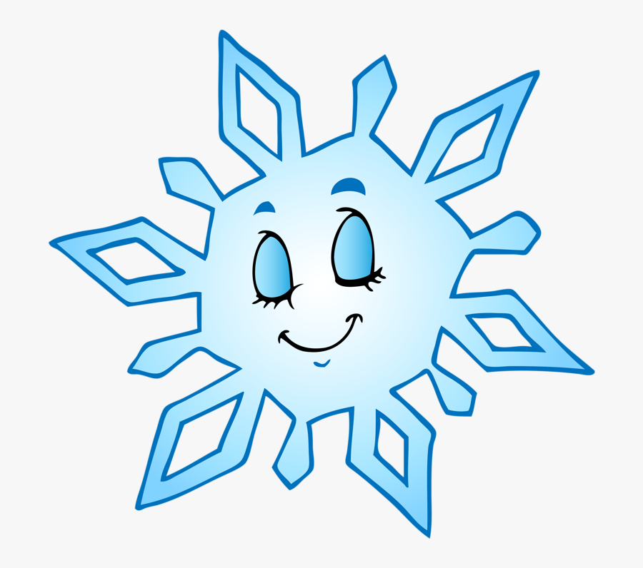 Cartoon Images Of Snowflakes Clipart , Png Download - Cartoon Pics Of Snowflakes, Transparent Clipart