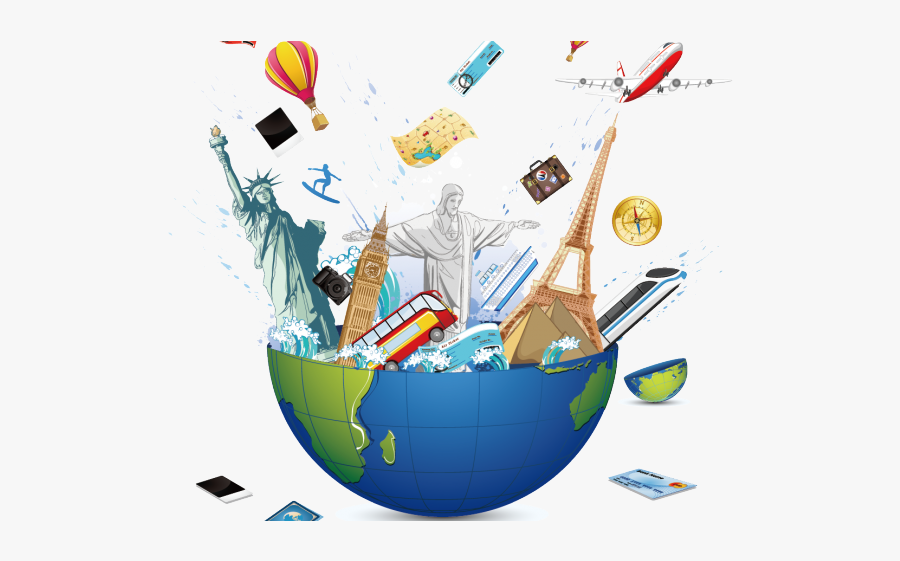 World Traveler Cliparts - Travel And Tourism Design, Transparent Clipart
