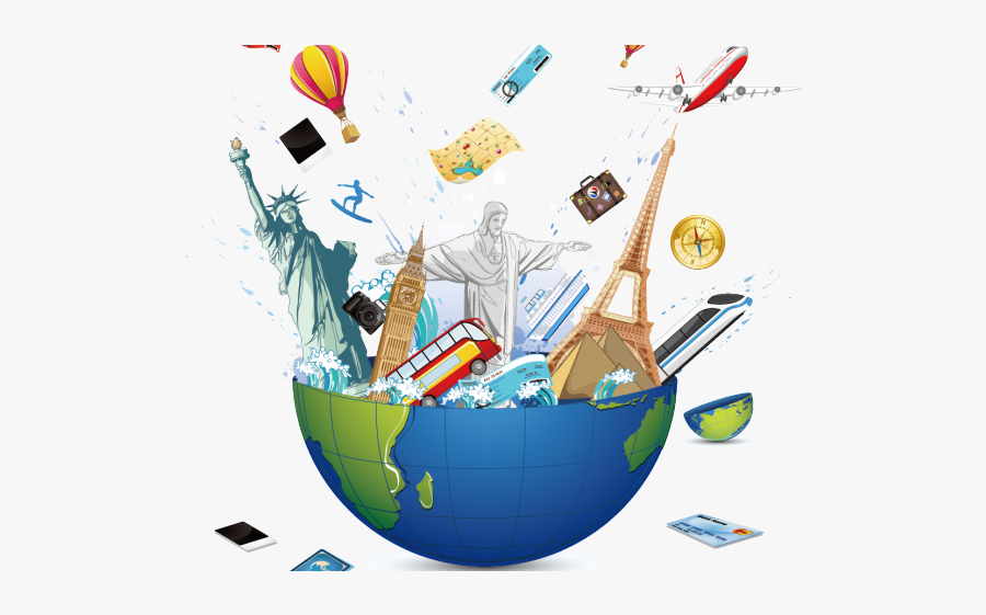 World Traveler Cliparts - Travel And Tourism Design , Free Transparent ...