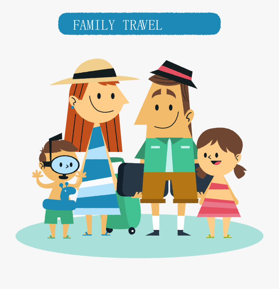 Package Travel Hotel Cartoon Home Design - Transparent Travel Cartoon Png, Transparent Clipart