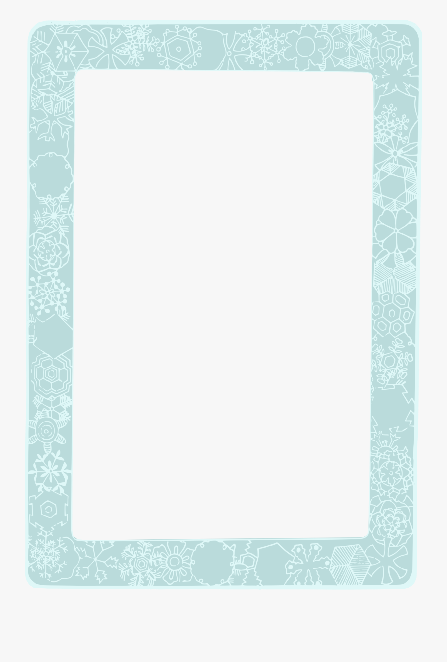 Snowflake - Colour Frame - Paper Product, Transparent Clipart