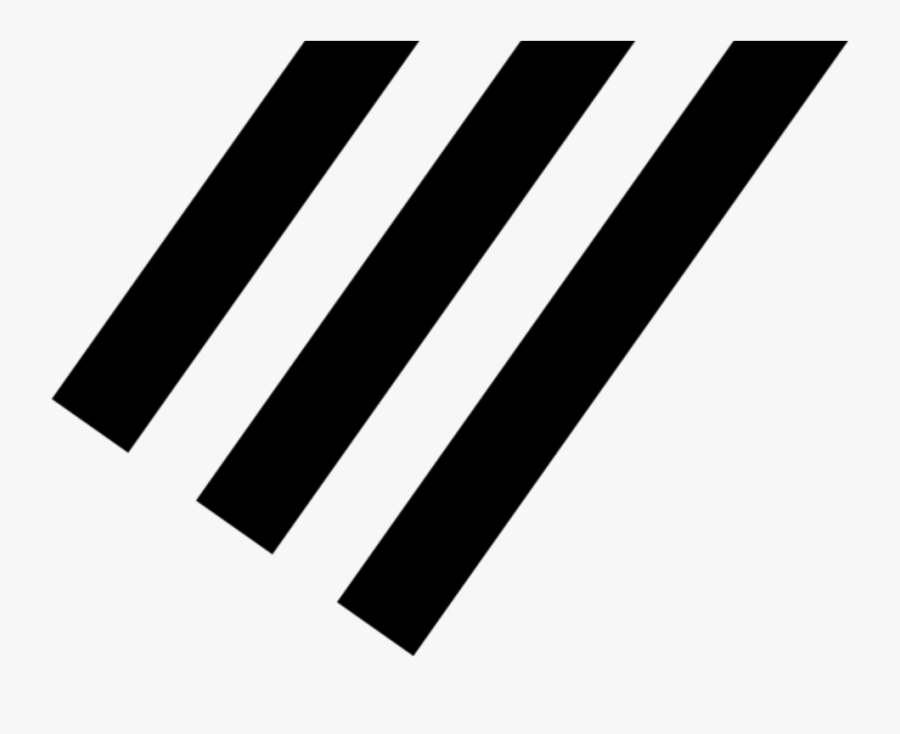 #stripes #lines #adidas #layout #black #collage #montage - Adidas Lines Logo White, Transparent Clipart