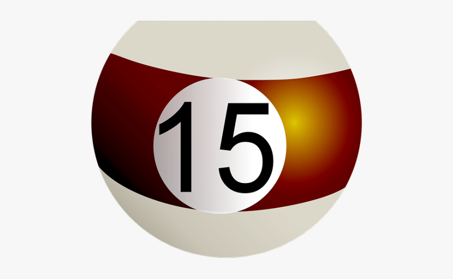 Pelota De Billar Png, Transparent Clipart