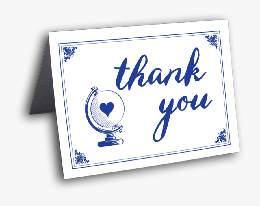 Vintage Thank You Png Free - Calligraphy, Transparent Clipart