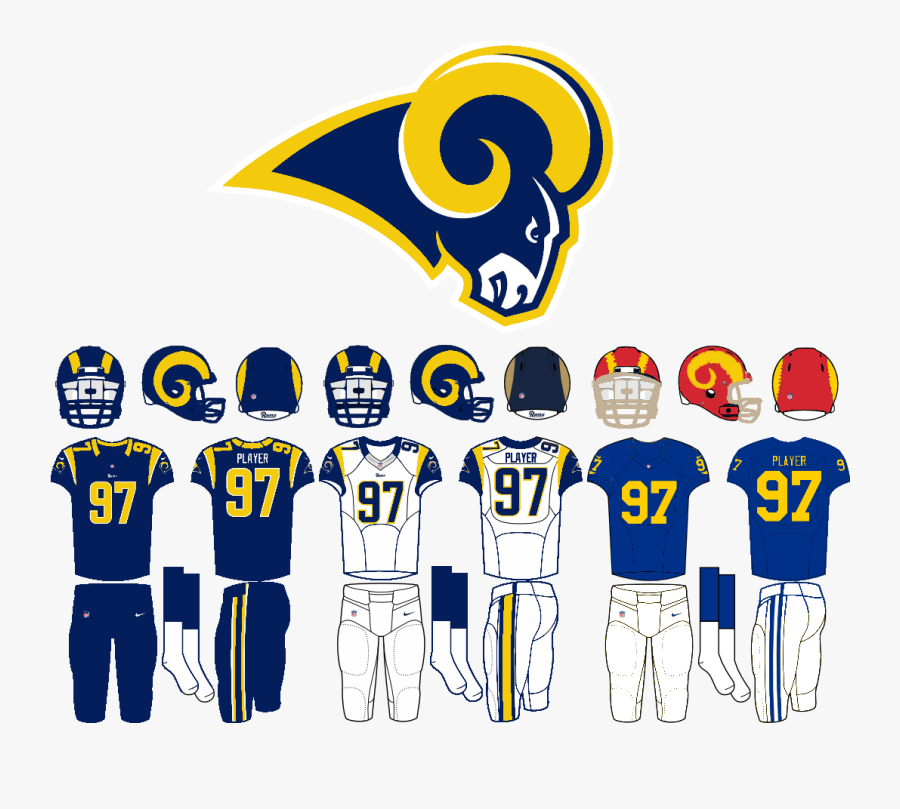 Indianapolis Season Nfl Rams Angeles Los 2018 Clipart - La Rams Logo 2019, Transparent Clipart