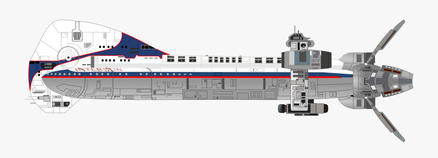 Colonial One From Battlestar Galactica - Battlestar Galactica Colonial One Interior, Transparent Clipart