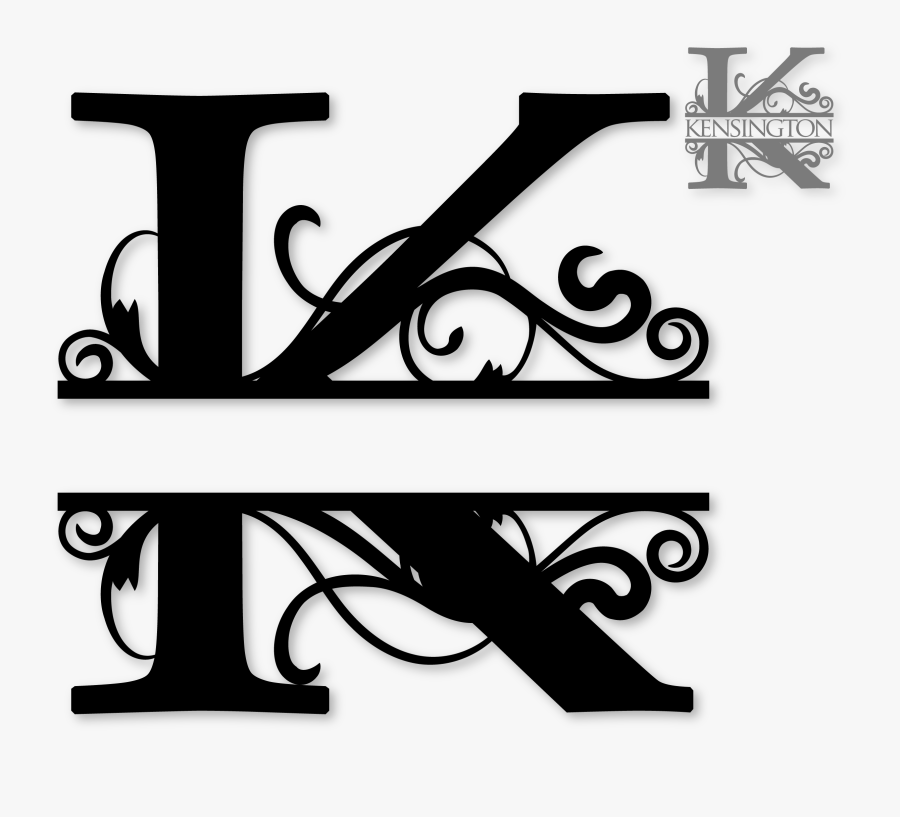 Clip Art Split Letter Erkal Jonathandedecker - Split Letter Monogram T, Transparent Clipart