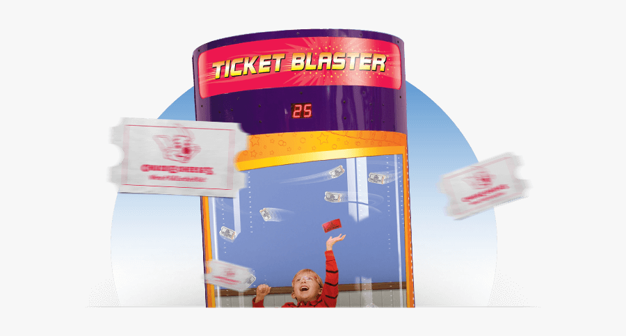 Chuck E Cheese Ticket Blaster, Transparent Clipart