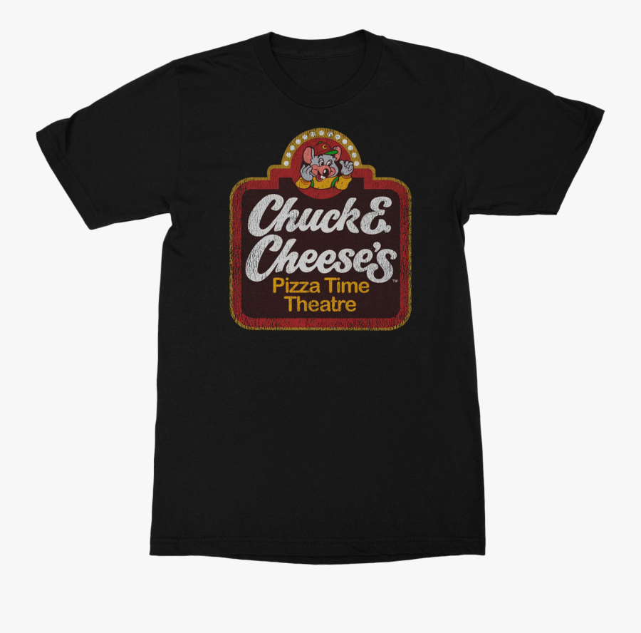Black Marquee Chuck E Cheeses T Shirt - Chametz, Transparent Clipart