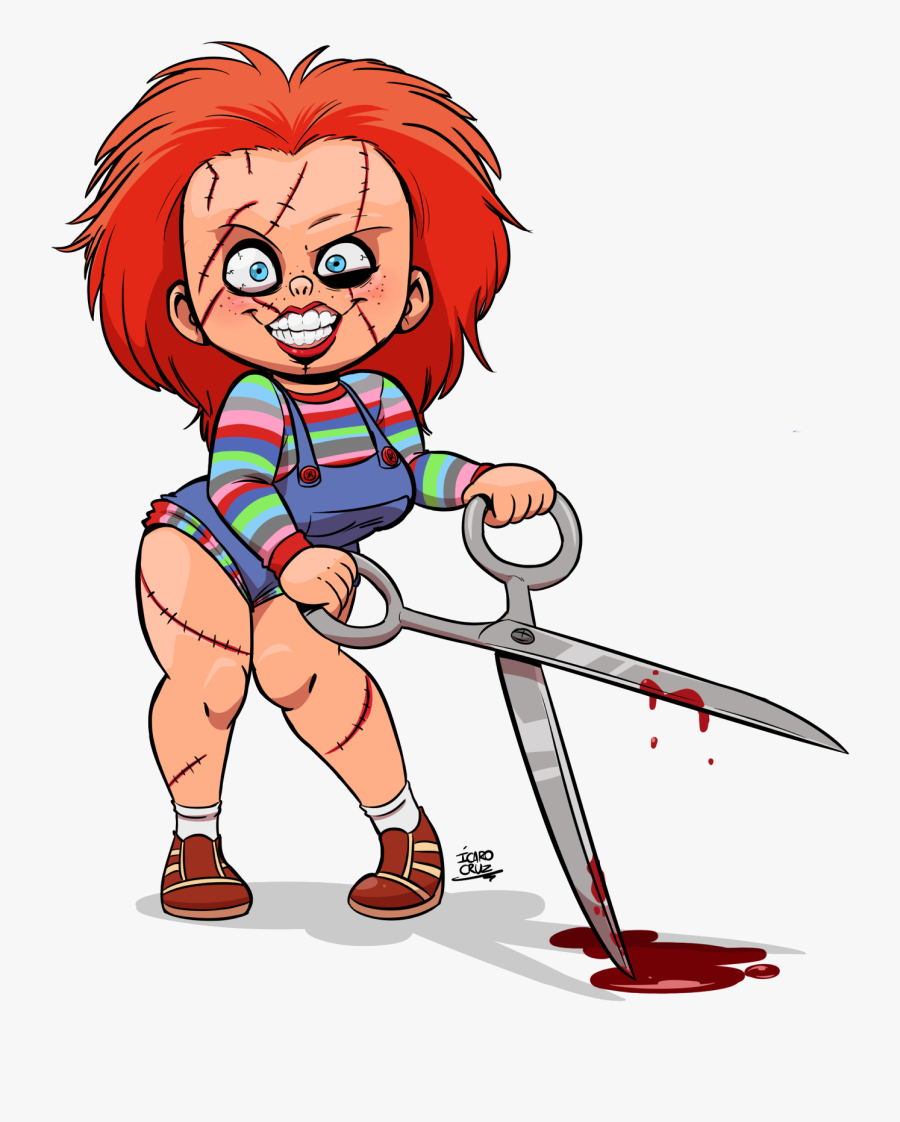 Run Killer Chucky Computer Icons Emoticon Clip Art - Chucky Png, Transparent Clipart