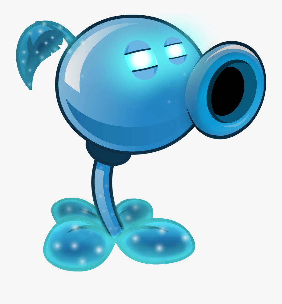 Plants Vs Zombies Clipart Pea Pod - Plants Vs Zombies Blue, Transparent Clipart