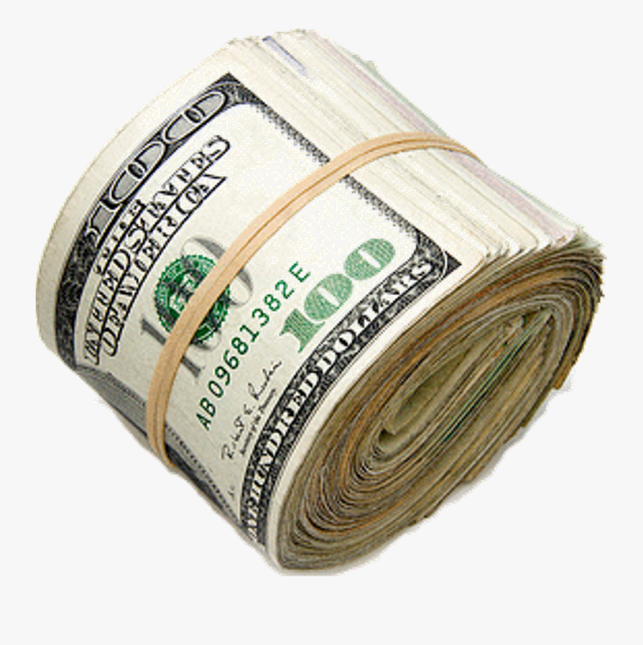 Transparent Pile Of Cash Png - 100 Dollar Bill, Transparent Clipart