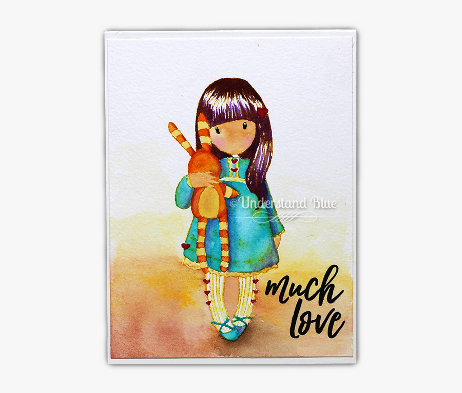 Clip Art Understand Blue Clarifying A - Santoro Gorjuss Stamp Hush Little Bunny, Transparent Clipart