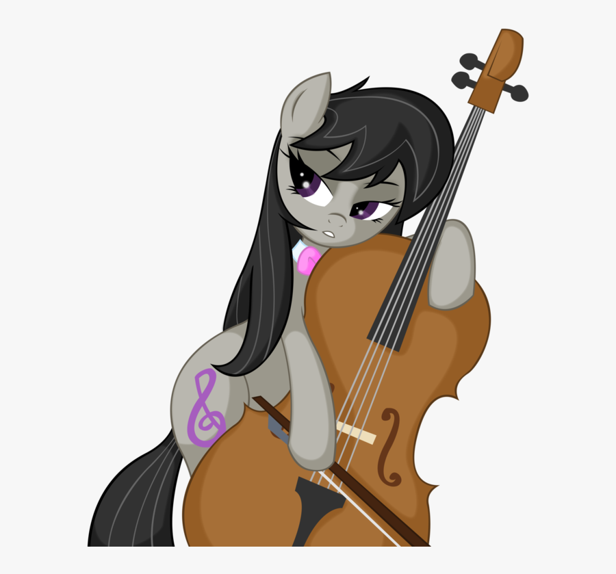 Pony Princess Luna Fluttershy Violin Family Mammal - Octavia Is Best Pony, Transparent Clipart
