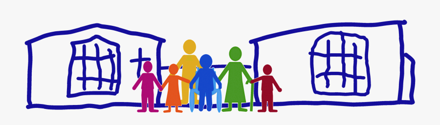 Transparent Family In Church Clipart - Family Friendly Church, Transparent Clipart