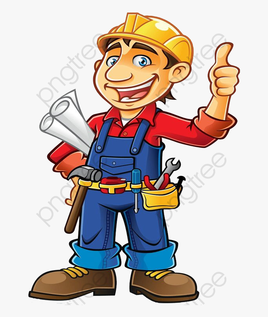 Transparent Construction Site Clipart - Builder Clipart, Transparent Clipart