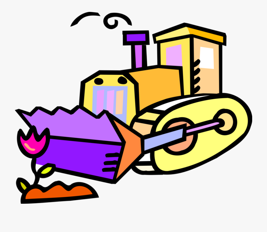 Vector Illustration Of Construction Site With Earth, Transparent Clipart