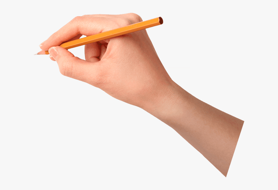 Hand And Marker Png, Transparent Clipart