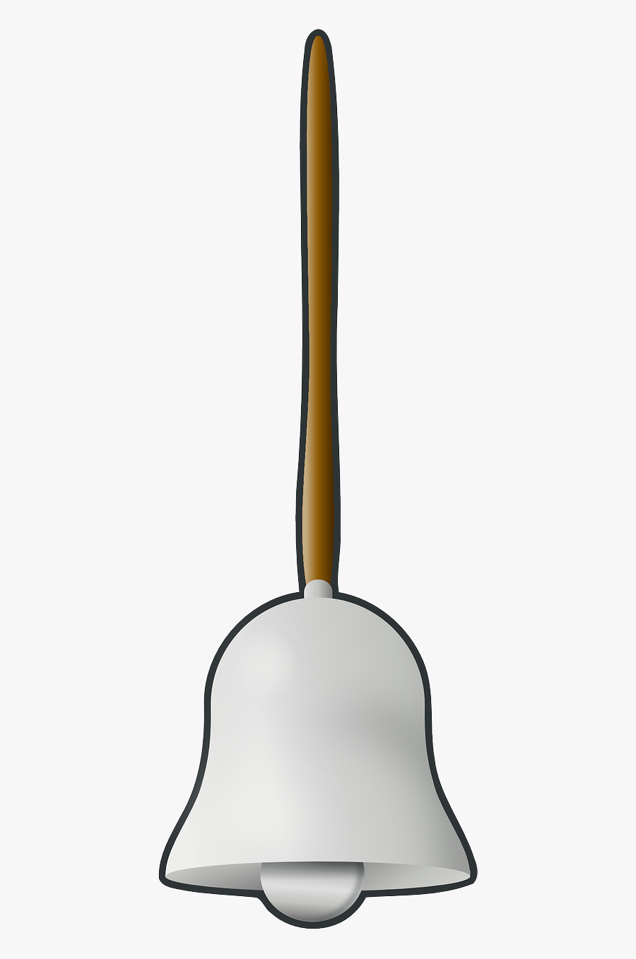 Transparent Servant Clipart - Silver Bell Clipart Transparent, Transparent Clipart